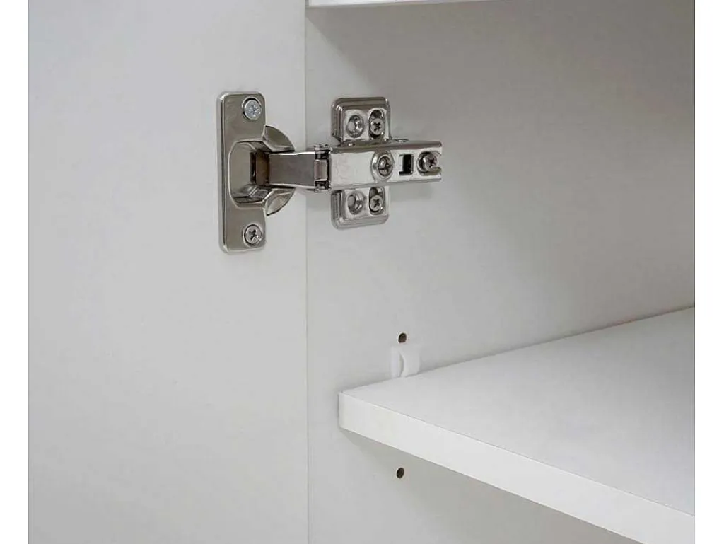 Wastafel + Wastafelmeubel Mcw-D16, Wit-Vente-unique