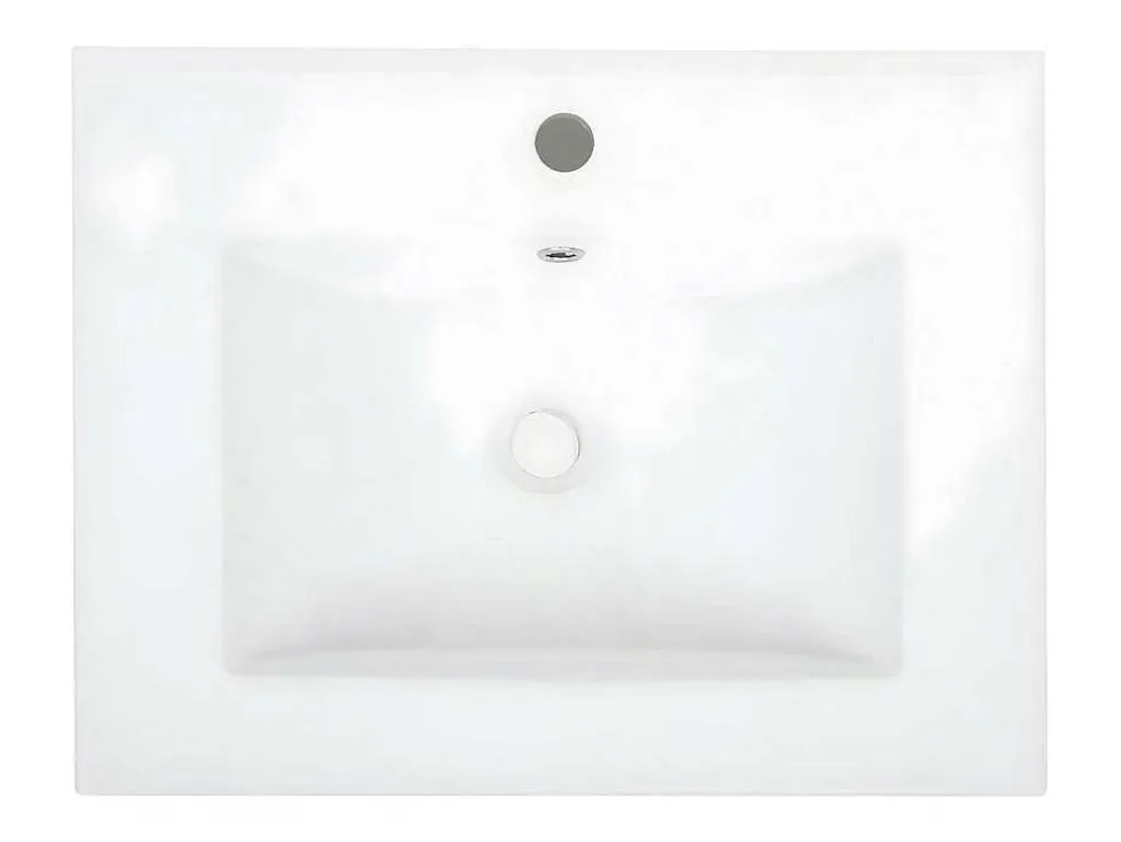 Wastafel Mcw-D16, 61Cm 18Mm Rand-Vente-unique Discount
