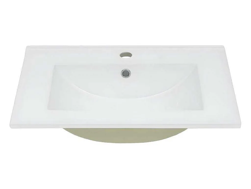 Wastafel Mcw-D16, 61Cm 18Mm Rand-Vente-unique Discount