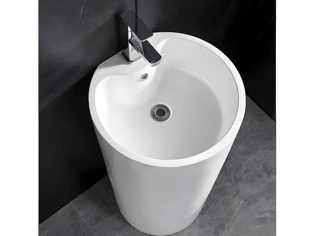 Wastafel Op Cylindrische Voet Totam-Shower & Design Sale