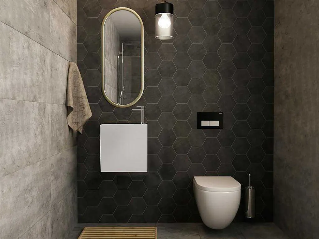 Wastafel Van Solid Surface Met Nis - Wit - 40 Cm - Pumori-Shower & Design Best