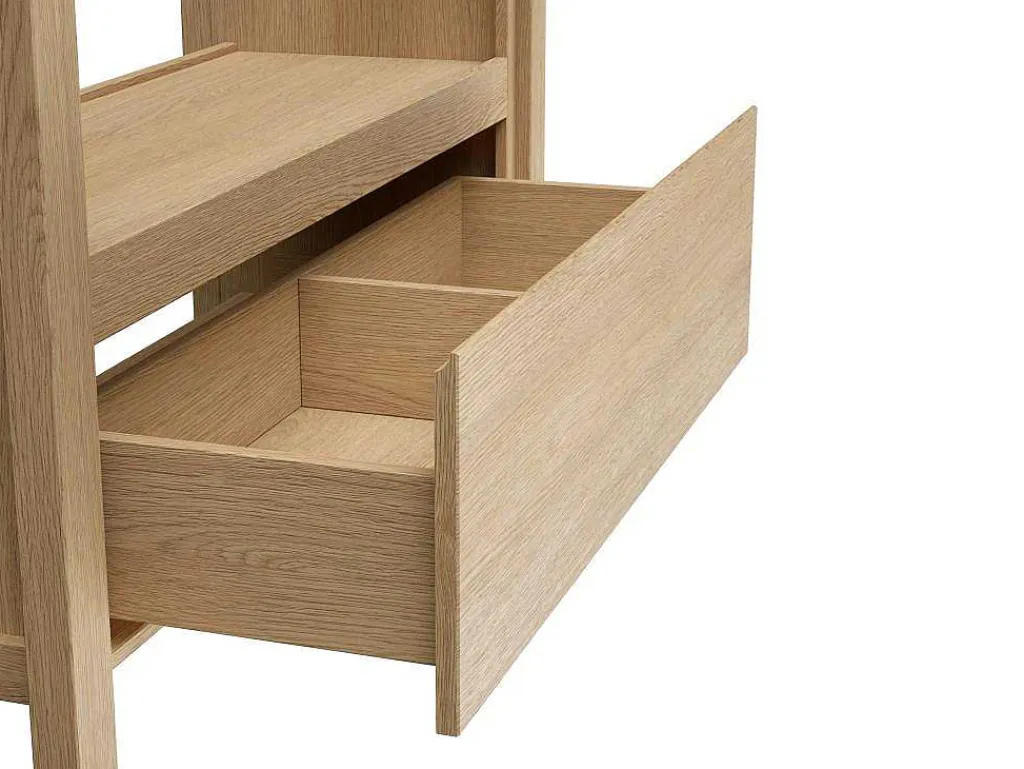 Wastafelmeubel Met Inbouwwastafel - Eikenfineer - 120 Cm - Cosmoti-Vente-unique Online