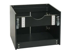 Wastafelonderbouw Mcw-L86, Zwart-Vente-unique Sale