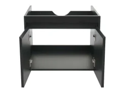 Wastafelonderbouw Mcw-L86, Zwart-Vente-unique Sale
