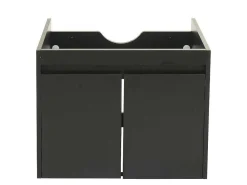 Wastafelonderbouw Mcw-L86, Zwart-Vente-unique Sale