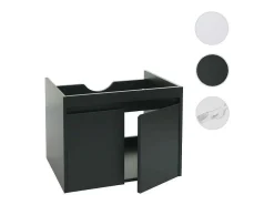 Wastafelonderbouw Mcw-L86, Zwart-Vente-unique Sale