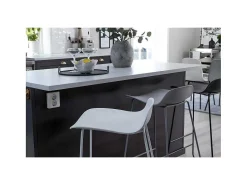Wave Barstoel Kuipstoel Wit.-Venture Home Hot