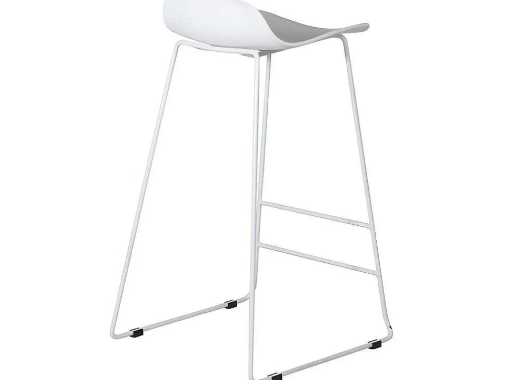 Wave Barstoel Kuipstoel Wit.-Venture Home Hot