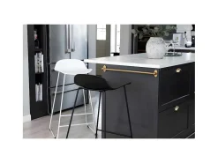 Wave Barstoel Kuipstoel Wit.-Venture Home Hot