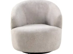 West Fauteuil Draaifunctie, Terugkeer Beige.-Vente-unique Outlet