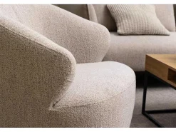 West Fauteuil Draaifunctie, Terugkeer Beige.-Vente-unique Outlet