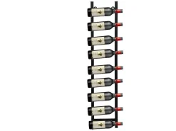 Wijnfleshouder Voor 9 Flessen - L19 X H92 Cm - Metaal - Zwart - Routal-OZAIA Online