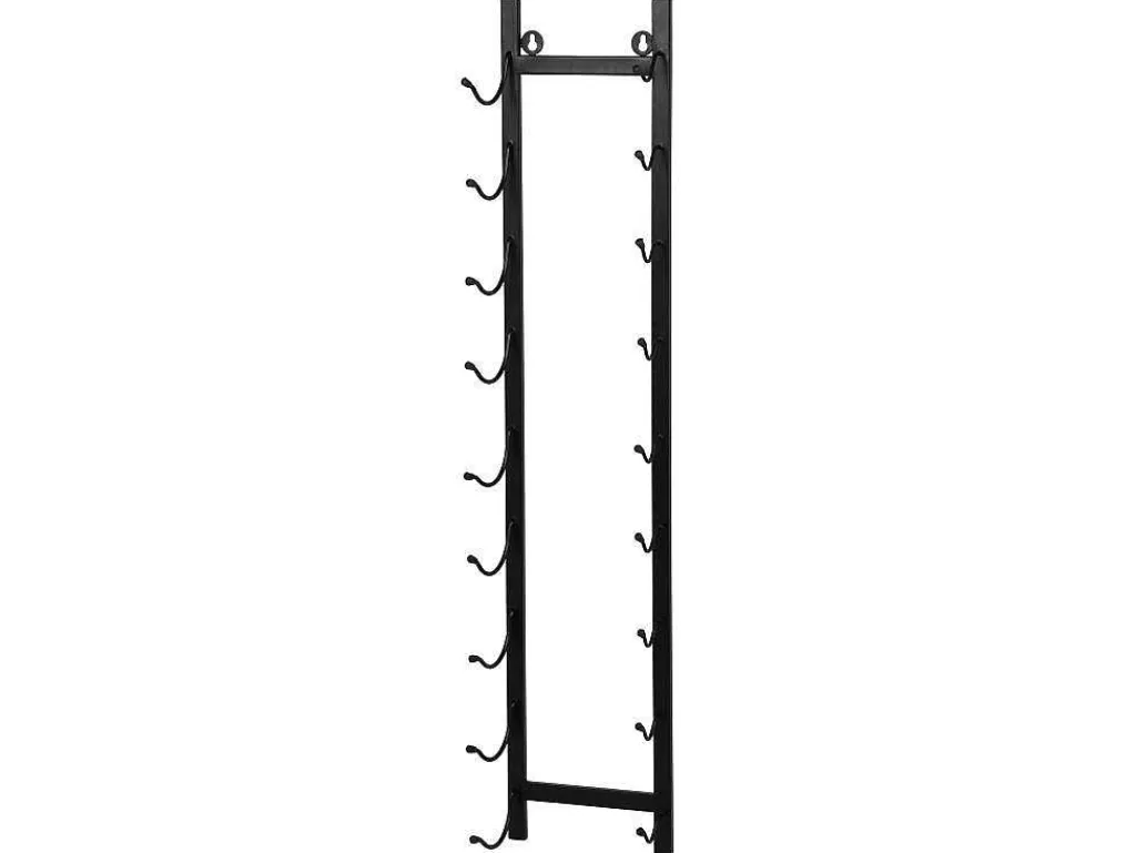 Wijnfleshouder Voor 9 Flessen - L19 X H92 Cm - Metaal - Zwart - Routal-OZAIA Online