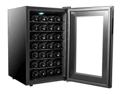 Wijnkast - 28 Flessen - Thermo-Elektrisch - Binnenverlichting - 2 Bewaarniveaus-JETFROST Outlet