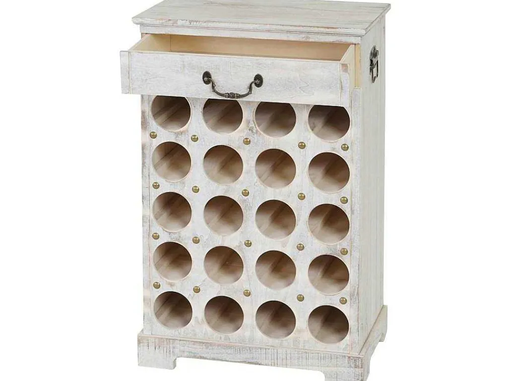 Wijnrek Torre H324, Wit-Vente-unique Hot