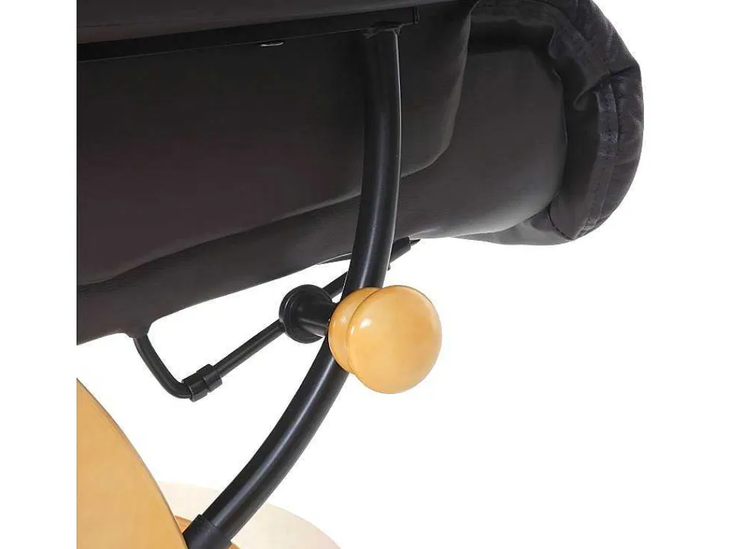 Windsor Xxl Relaxfauteuil Met Kruk, Bruin, Natuurlijk Bruin-Vente-unique Discount