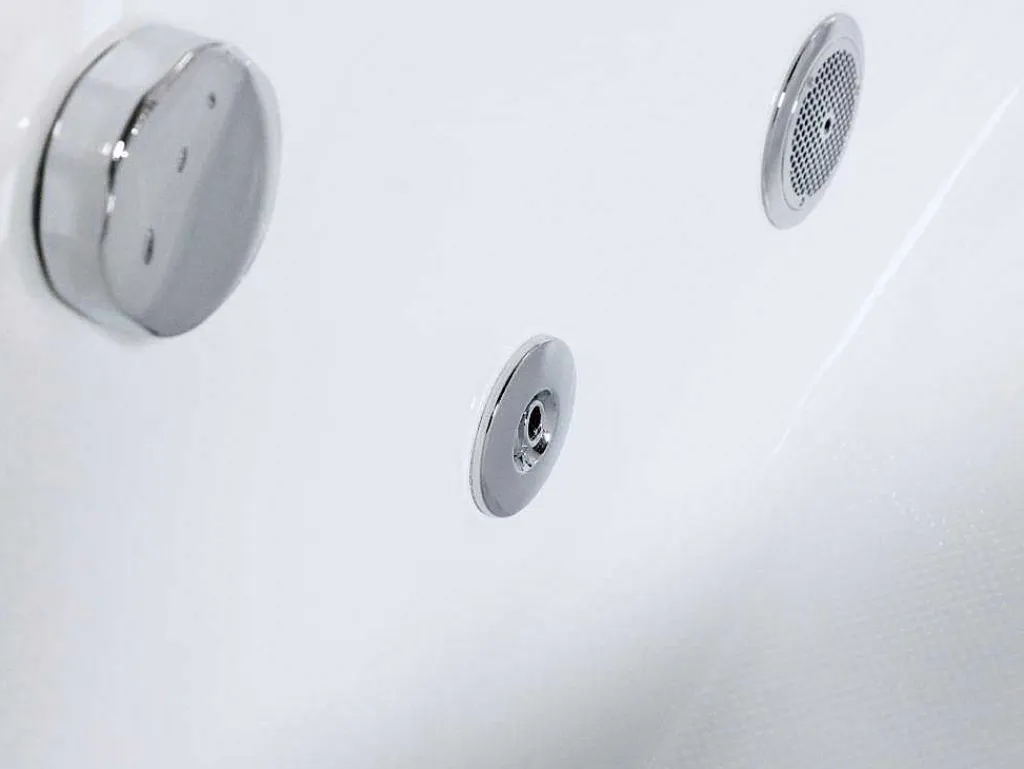 Wit Asymmetrisch Bubbelbad - 1 Plaats - 160 X 75 Cm - Hoek Rechts - Tabana-Shower & Design New