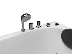 Wit Asymmetrisch Bubbelbad - 1 Plaats - 160 X 75 Cm - Hoek Rechts - Tabana-Shower & Design New