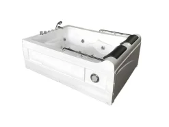Wit Bubbelbad 175 X 132 Cm Chromotherapie 14 Jets Calla-ELITESHOPPING Hot