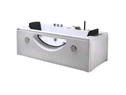 Wit Hydromassagebad Chromotherapie 180 X 90 Cm 16 Jets Eden-ELITESHOPPING Discount