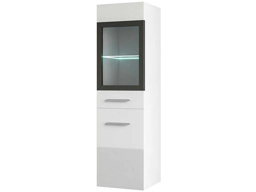 Witte Badkamerkolom Met Leds - L30 X B30 X H109 Cm - Laurine-Vente-unique Discount
