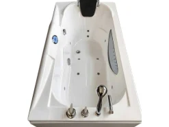 Witte Hottub 170 X 90 Cm 11 Jets Freesia-ELITESHOPPING New