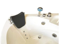 Witte Hottub 135 X 135 Cm Voor 2 Personen 9 Jets Briony-ELITESHOPPING Outlet