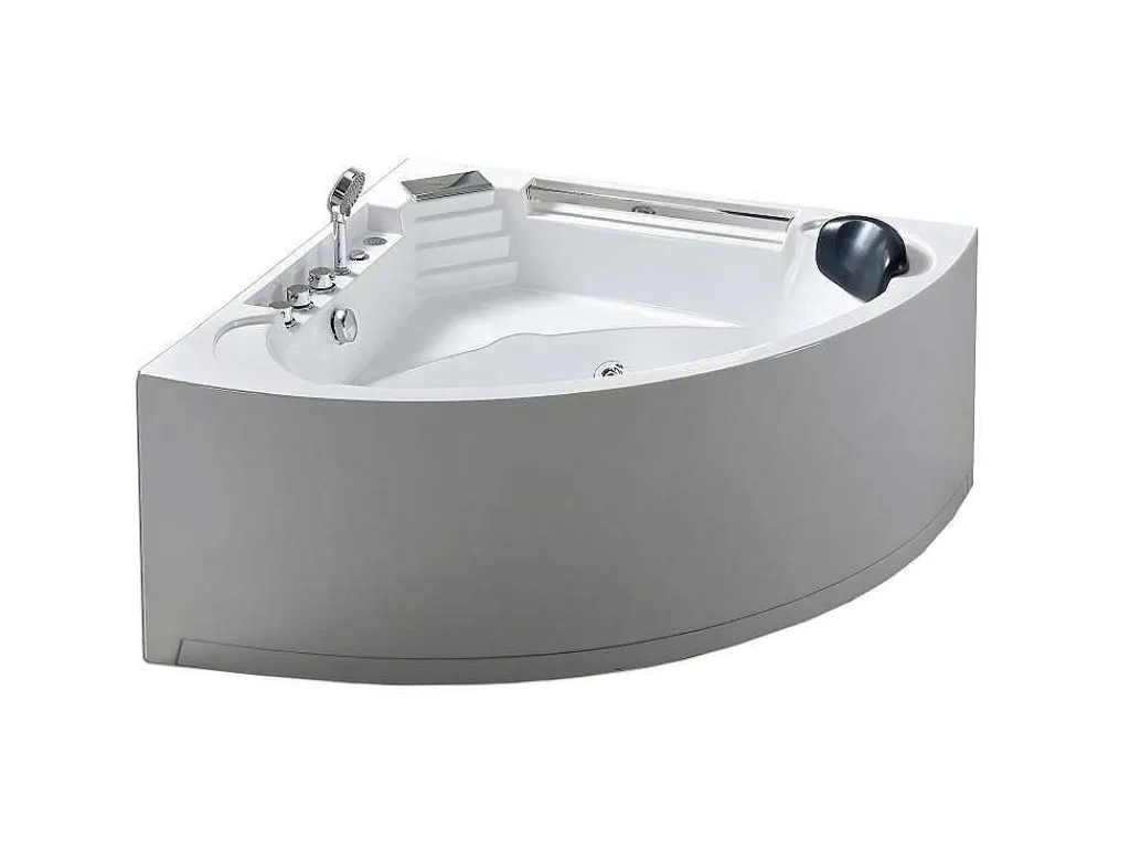 Witte Hottub Voor 1 Persoon 135 X 135 Cm 6 Jets Sage-ELITESHOPPING