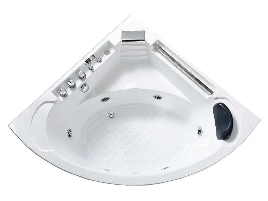 Witte Hottub Voor 1 Persoon 135 X 135 Cm 6 Jets Sage-ELITESHOPPING
