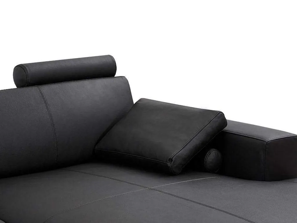Xxl Zevenzitsbank Hoogwaardig Leer Donatello Ii - Bruin - Hoek Links-LINEA SOFA Outlet