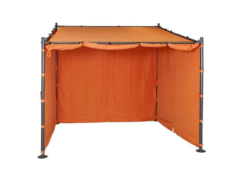Zijwand Pergola Mcw-A22 Set Van 4, Terracotta-Vente-unique Outlet