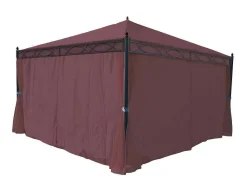 Zijwand Voor Pergola Calpe Iii, Roodbruin-Vente-unique Online