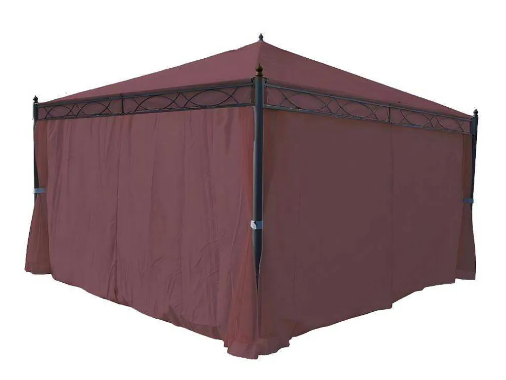Zijwand Voor Pergola Calpe Iii, Roodbruin-Vente-unique Online