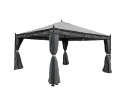 Zijwand Voor Pergola Calpe Iii, Grijs-Vente-unique Clearance