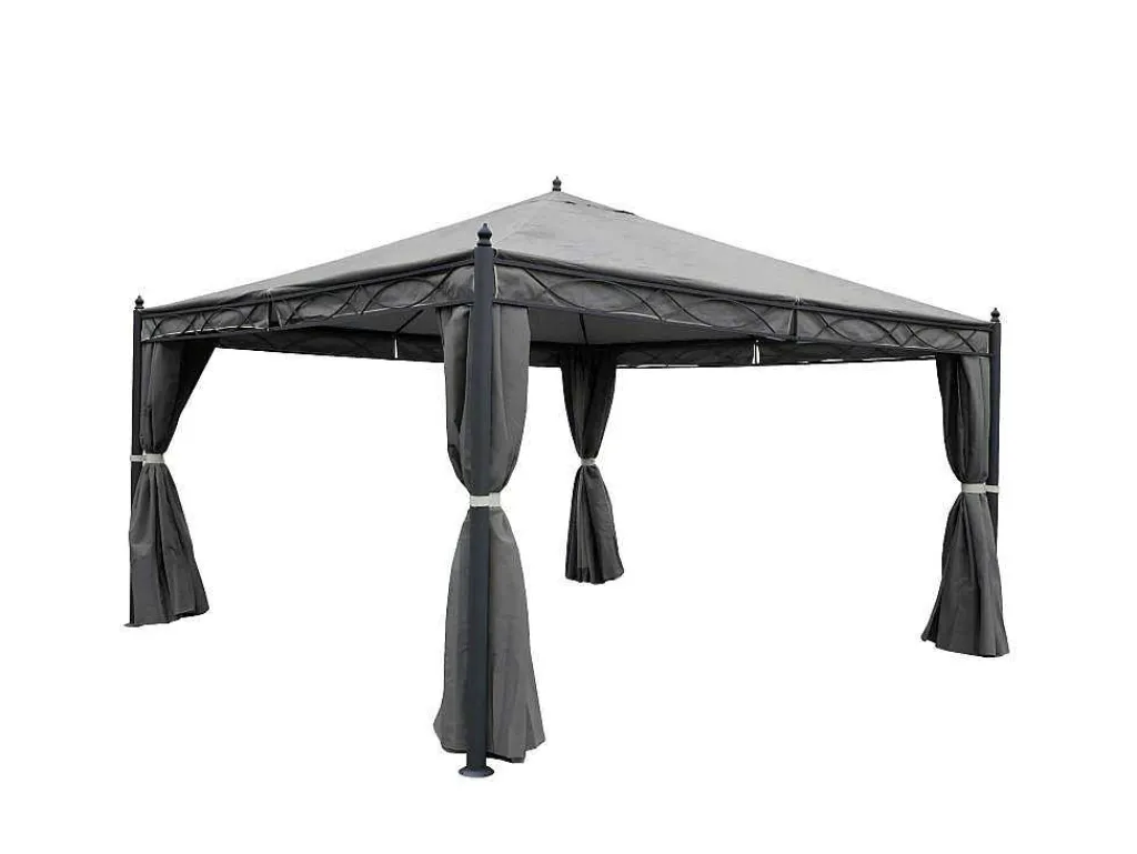 Zijwand Voor Pergola Calpe Iii, Grijs-Vente-unique Clearance