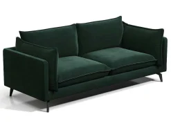 Zitbank 3+2 Plaatsen Kestrel Van Velours - Groen-Vente-unique Discount