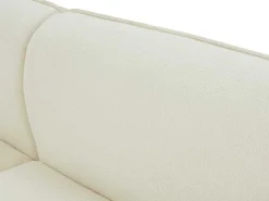 Zitbank Met 3 Plaatsen En Bekleding In Beige Textuurstof Fanira-Vente-unique Outlet