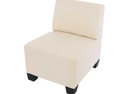 2-Zits Moncalieri, Creme, Zonder Armleuningen-Vente-unique New