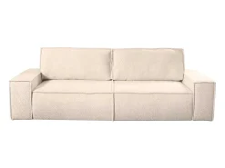 3-Zits Slaapbank Van Teddy Stof - Beige - Amelia Van Pascal Morabito-Vente-unique Outlet