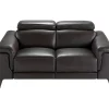 2-Zitsbank Bruin Leer Relaxmechanismen 6050-Angel Cerda