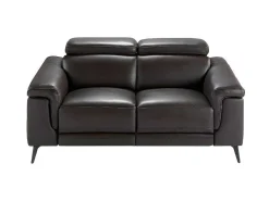 2-Zitsbank Bruin Leer Relaxmechanismen 6050-Angel Cerda