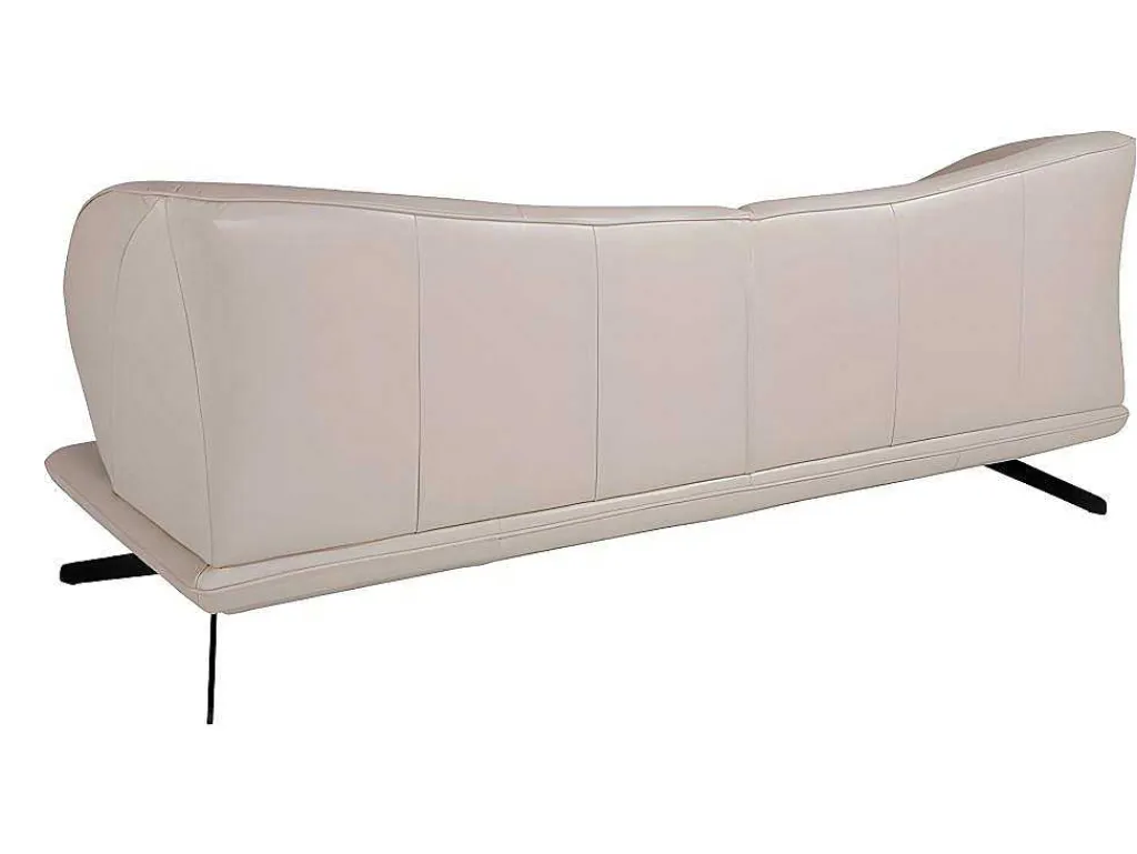 3-Zitsbank In Taupe Grijs Rundleder 6146-Angel Cerda Online