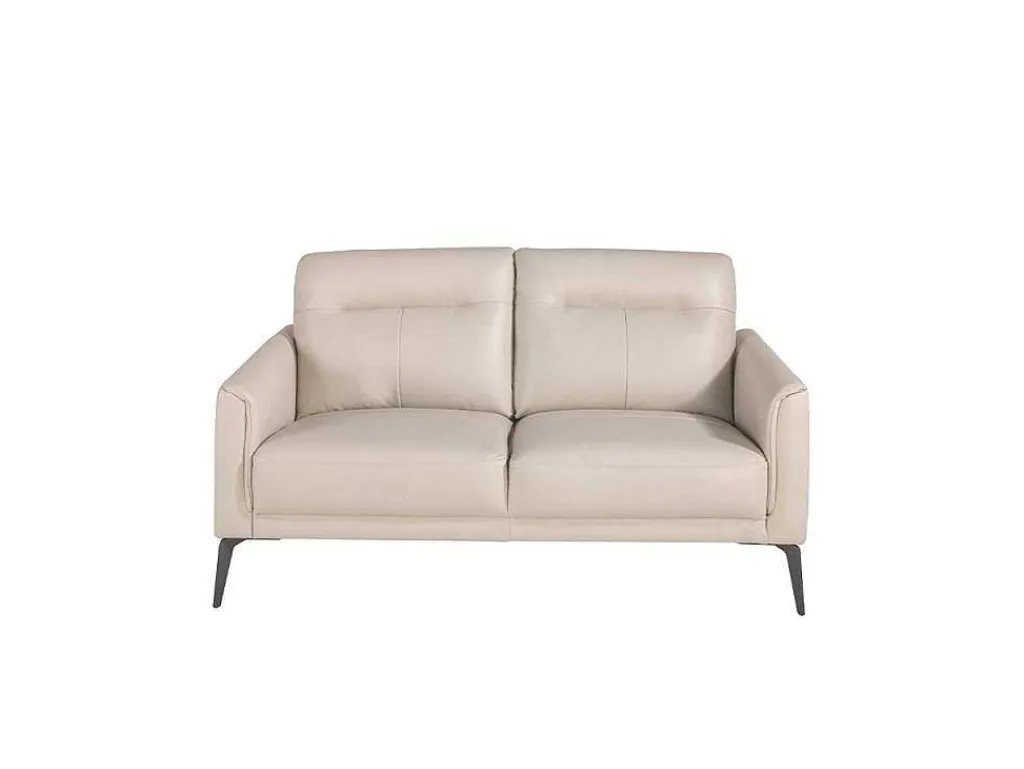 2-Zitsbank In Taupe Rundleer 6137-Angel Cerda Best