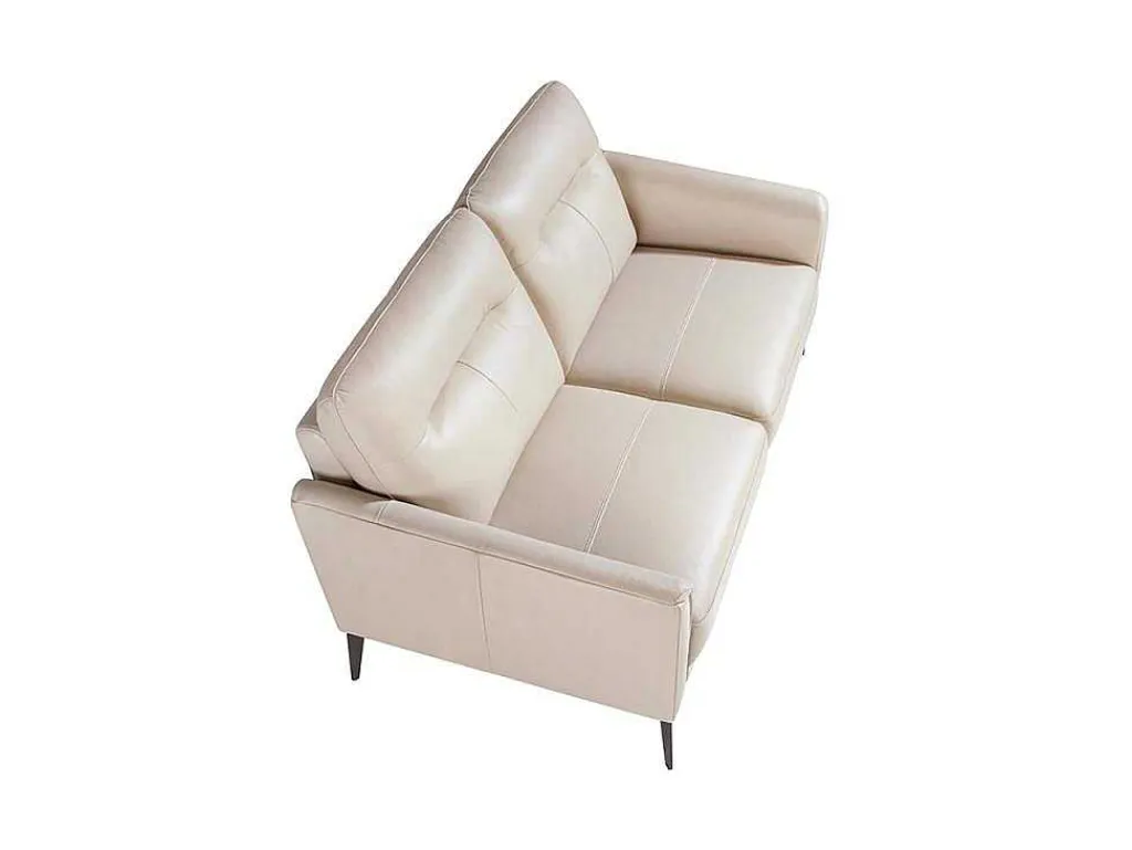2-Zitsbank In Taupe Rundleer 6137-Angel Cerda Best