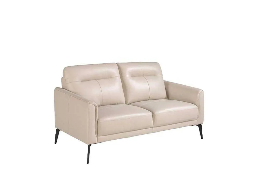 2-Zitsbank In Taupe Rundleer 6137-Angel Cerda Best