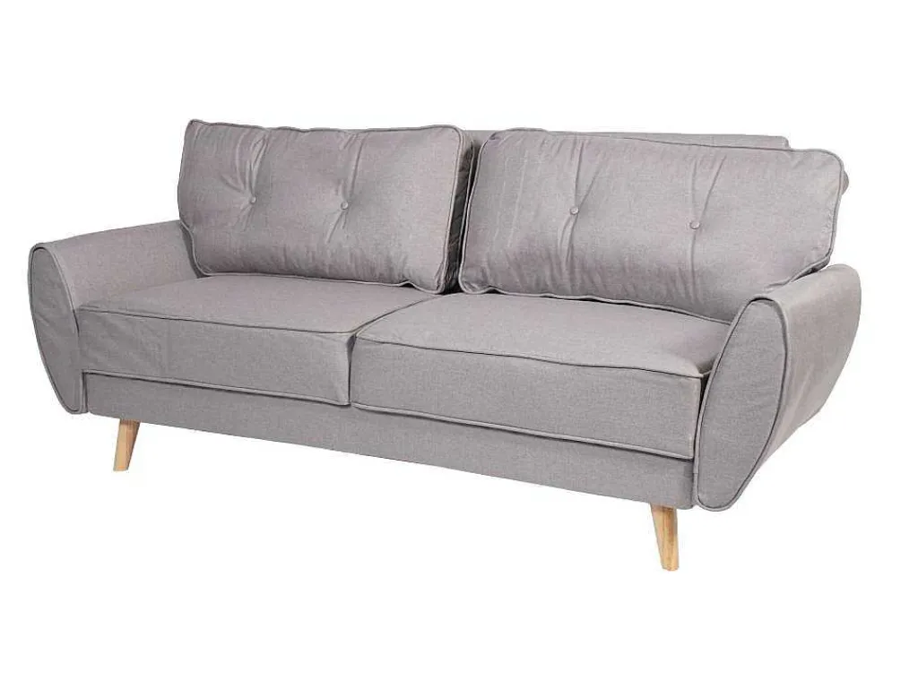 3-Zitsbank Mcw-J19, Stof/Textiel Grijs-Vente-unique New
