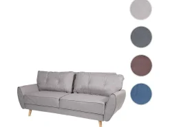 3-Zitsbank Mcw-J19, Stof/Textiel Grijs-Vente-unique New