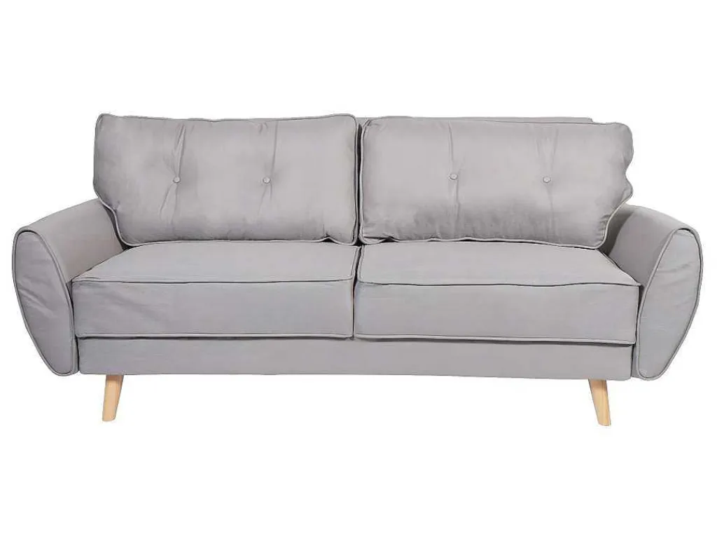 3-Zitsbank Mcw-J19, Stof/Textiel Grijs-Vente-unique New