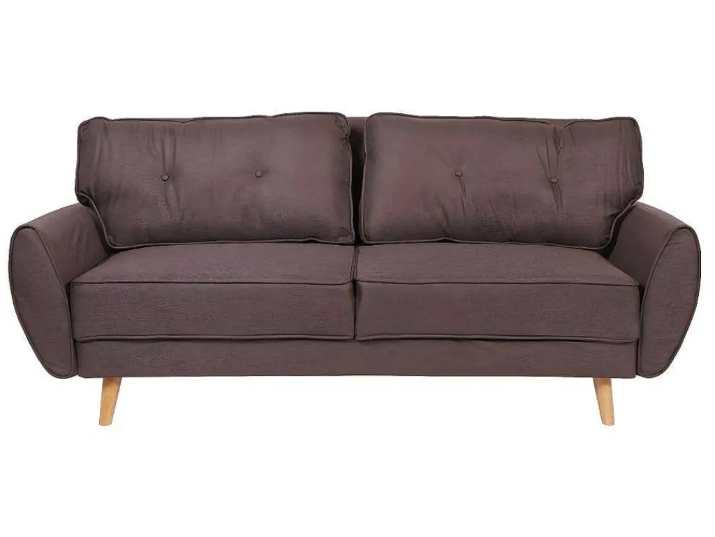 3-Zitsbank Mcw-J19, Stof/Textiel Bruin-Vente-unique Sale