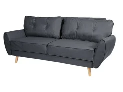 3-Zitsbank Mcw-J19, Stof/Textiel Antraciet-Vente-unique Discount